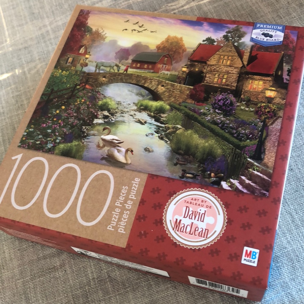 Jigsaw Puzzle by MB. Art by David McLean.